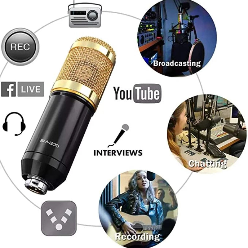 Podcast Microphone V8 Model