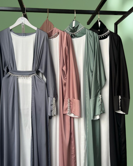 Shop in Style: Explore Satan Furasha's Exclusive New Collection of Abayas with Inside Belt
